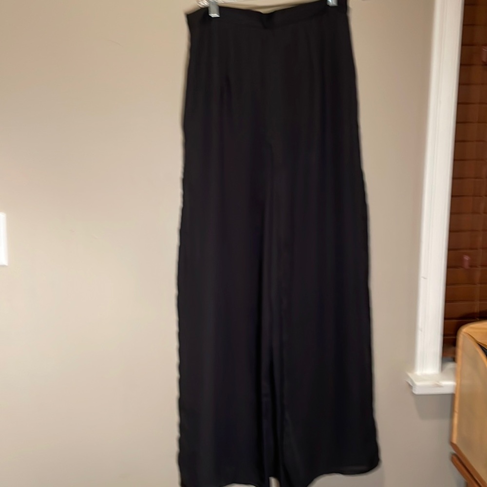 Women’s festive chiffon panel pants